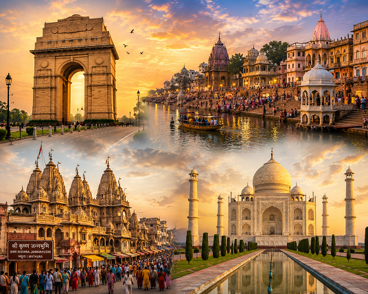 GOLDEN HERITAGE TOUR – DELHI, VRINDAVAN, MATHURA & AGRA